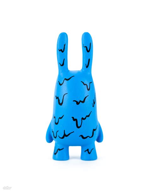 Blue Glow Fetch Bunny
