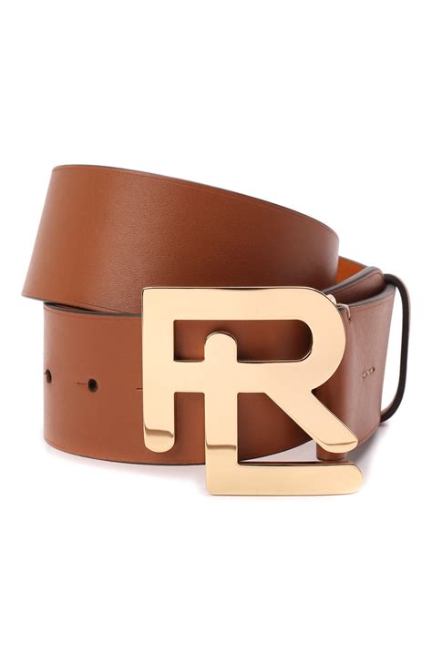 Женский коричневый кожаный ремень RALPH LAUREN купить в интернет ...