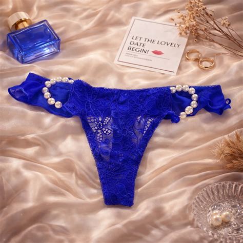 Jual G-String Thong Celana Dalam Sexy Wanita G-String Pearl Mutiara