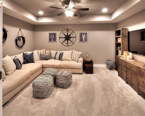 decorate  large basement room  lucy sutcliffe blog