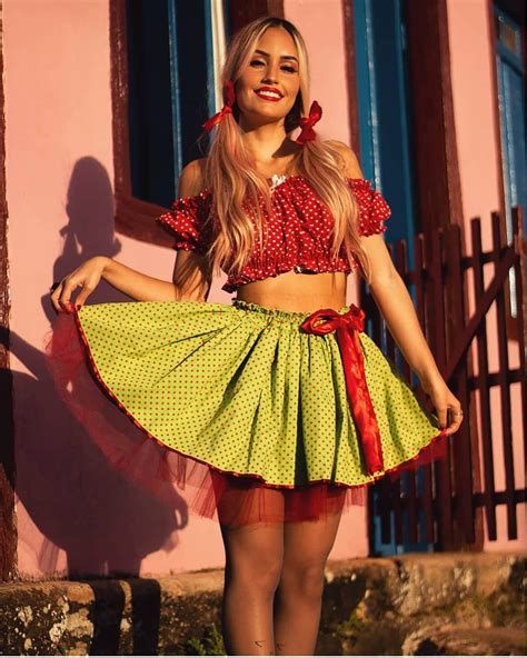 Look Junino Feminino - Look de festa junina: 50 ideias para pular a fogueira com estilo | Look ...