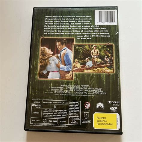 The Naked Jungle (DVD, 1954) Charlton Heston, Eleanor Parker, Region 4