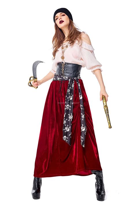 New Design Fat Women Sexy Pirate Fancy Dress Costume And Handsome Men