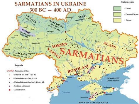 sarmatians map | Map, History, Historical maps