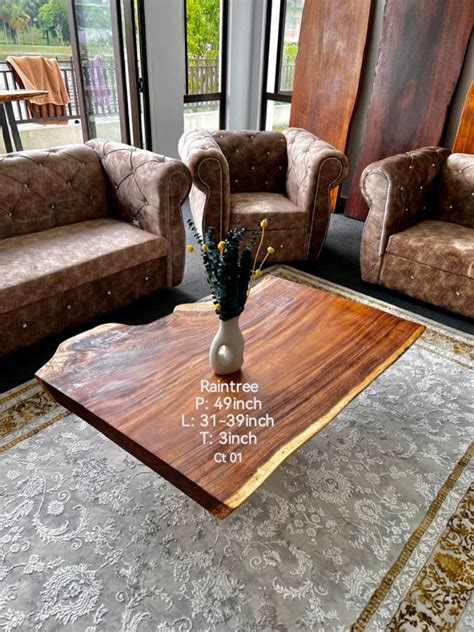 meja kopi premium raintree furniture home living furniture tables