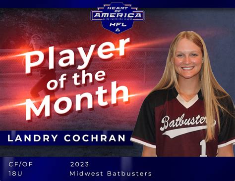 Landry Cochran named HFL Player of the Month for June - Heart of