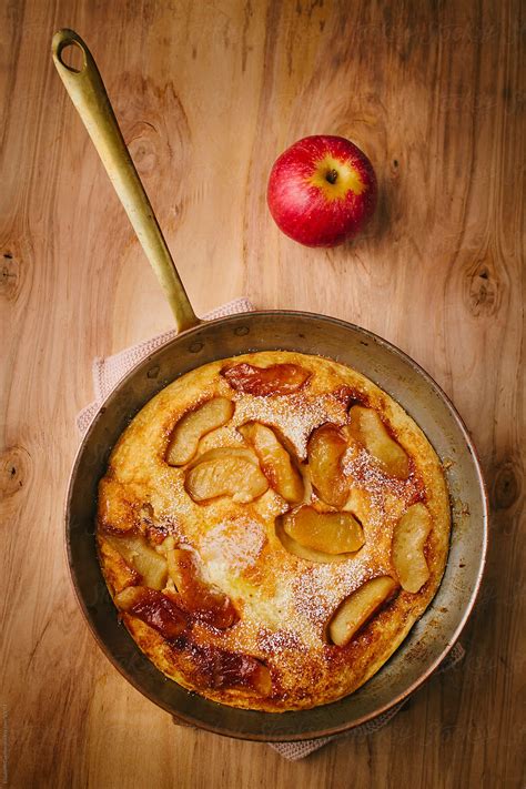 "German Upside Down Apple Pancake Tatine Style" by Stocksy Contributor ...