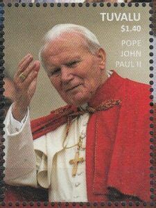 Stamp: Pope John Paul II (Tuvalu(Pope John Paul II, 1920-2005) Mi:TV ...