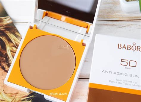 Крем-пудра BABOR Sun Protection Make-Up SPF50 - отзыв, свотчи: plush ...