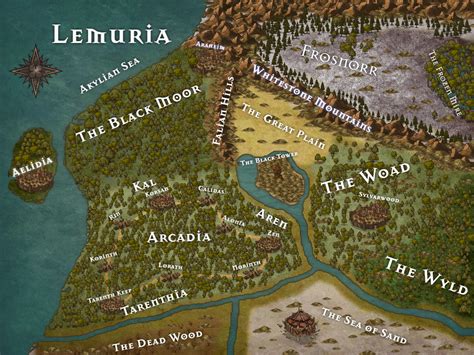 New to Map making, want to know thoughts on my map of Lemuria! : r ...