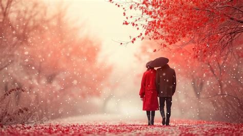 Premium Photo | Valentine day wallpaper valentine couple