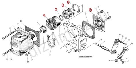 Крышка 248-1022060 (Д245 ТЛТ, угол наклона - 28 гр.) установка НШ-32 ...