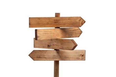 wooden sign post  stock photo  vecteezy