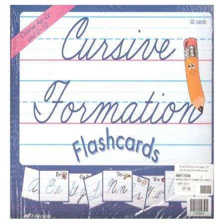 ABEKA CURSIVE FORMATION CARDS - Second Harvest Curriculum