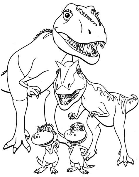50+ Desenhos de Dinossauros para colorir - Dicas Práticas