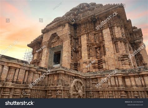 Konark Sun Temple Stone Carvings Built Stock Photo 2157425629 ...
