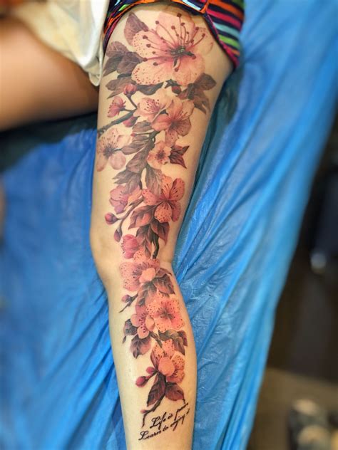 Tattoo Flower On Leg - Forearm Tattoo Ideas
