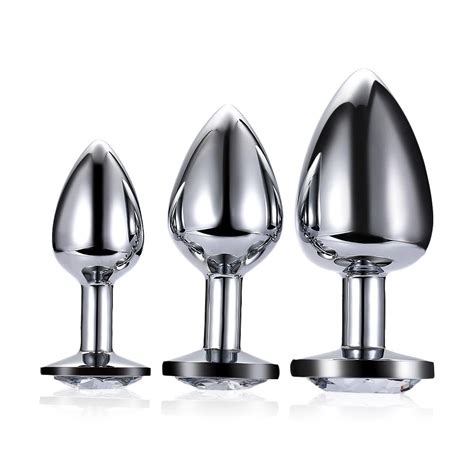 Stainless Steel Metal Anal Plug, Anal Vibrator,Butt Anal Plug for Women ...