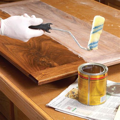 diy guide  finishing  table top artofit