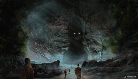 Monster in the cave, by Borisut Chamnan : r/ImaginaryBehemoths