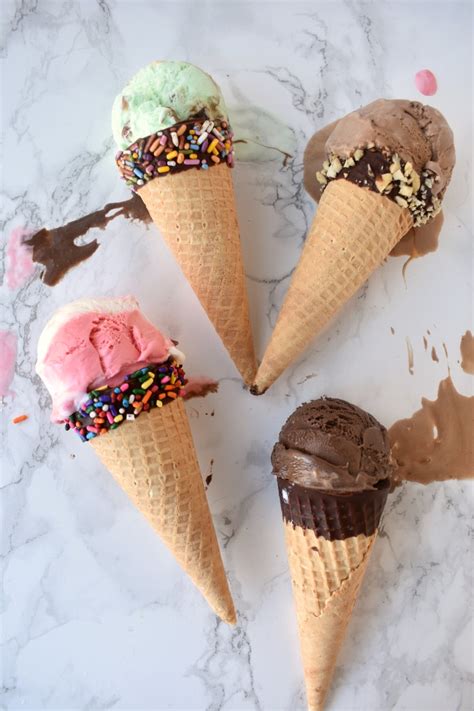Chocolate Dipped Ice Cream Cones | The Nutritionist Reviews