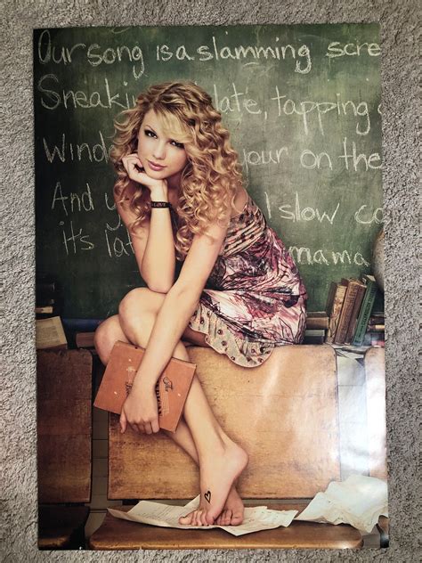 Rare taylor swift poster our song 24 inches long 36 inches tall – Artofit