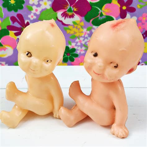 Vintage Plastic Baby Dolls, Set of Three, Small Vintage Dolls, Kitschy ...