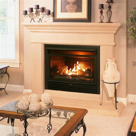 Duluth Forge Dual Fuel Ventless GasFireplace Insert - 26,000 BTU, T ...