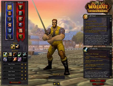 human warrior wow screenshot gamingcfgcom