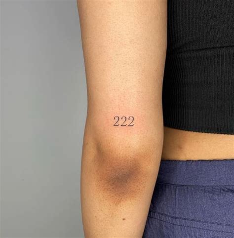 25+ Best 222 Tattoos To Put You On The Right Track