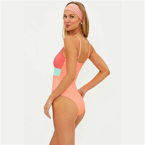 Beach Riot Leslie One Piece Swimsuit - Guava Jelly – Destination PSP