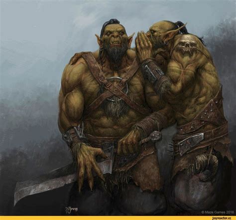 красивые картинки,Fantasy,Fantasy art,art,арт,орки,orcs,Daniel Zrom ...