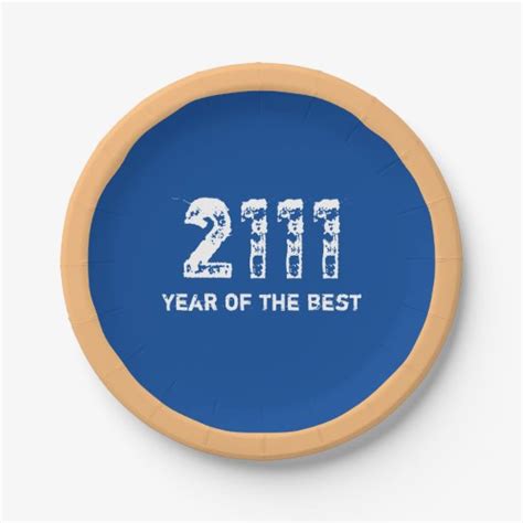 Year 2111 Future of the BEST - Space Party Paper Plate | Zazzle.com