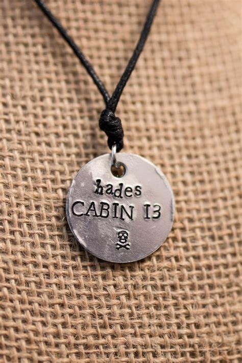 Percy Jackson Inspired hades Cabin 13 Necklace - Etsy