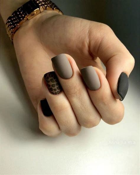 Маникюр для длинных ногтей 2020-2021 | Matte nails design, Nail colors ...