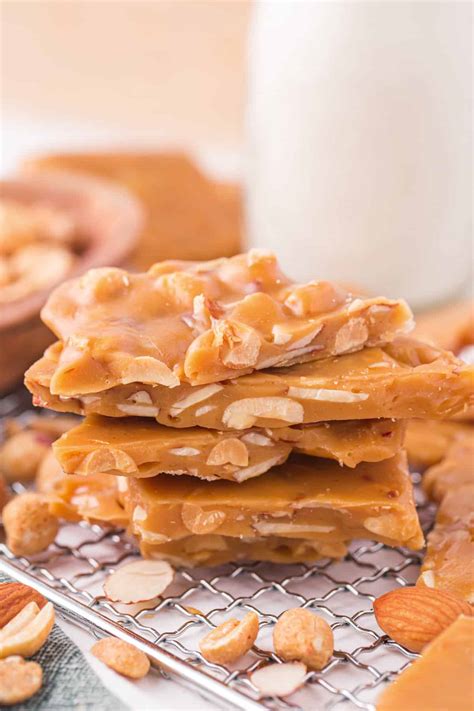 Nut Brittle Recipe (with Almonds & Peanuts)