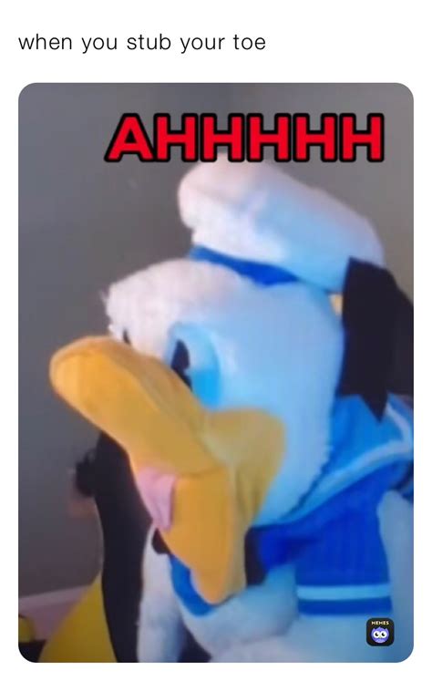 when you stub your toe | @nj_memer | Memes