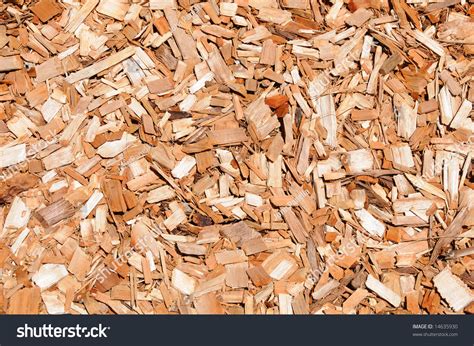 Chips Orange Cypress Mulch Background Use Stock Photo 14635930 ...