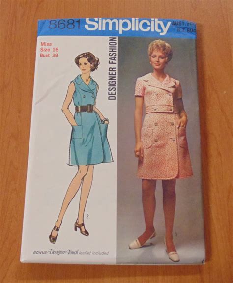 Simplicity, 8681, Pattern - Smolle's - A. Trading Mart