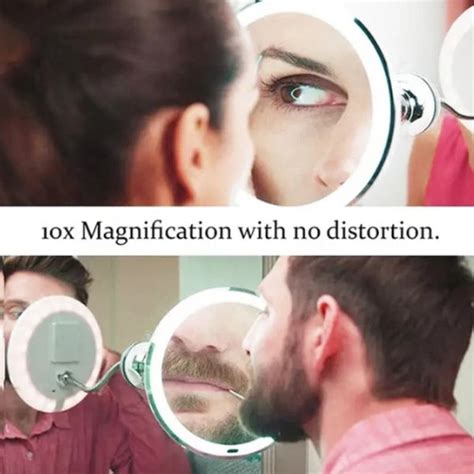10X Magnifying LED Lighted Flexible Mirror – Vernier Store