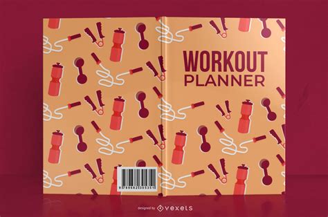 My Workout Planner Book Cover Design Vector Download