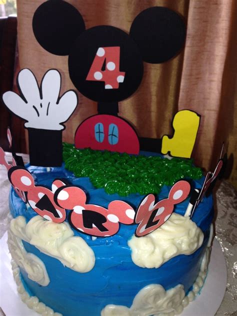 Mickey mouse clubhouse cake topper set