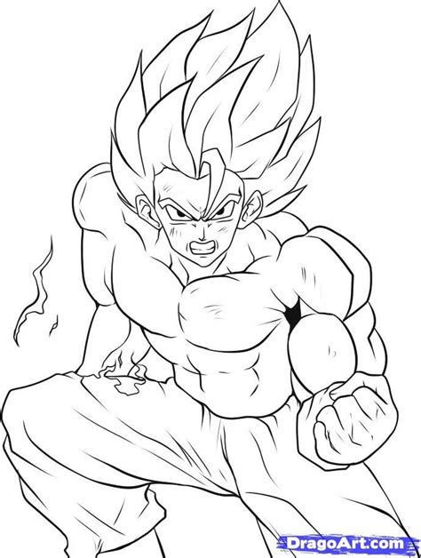 Goku Coloring Pages - Coloring Home