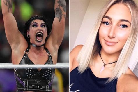 wwe superstar rhea ripley  unrecognizable  fresh faced teen