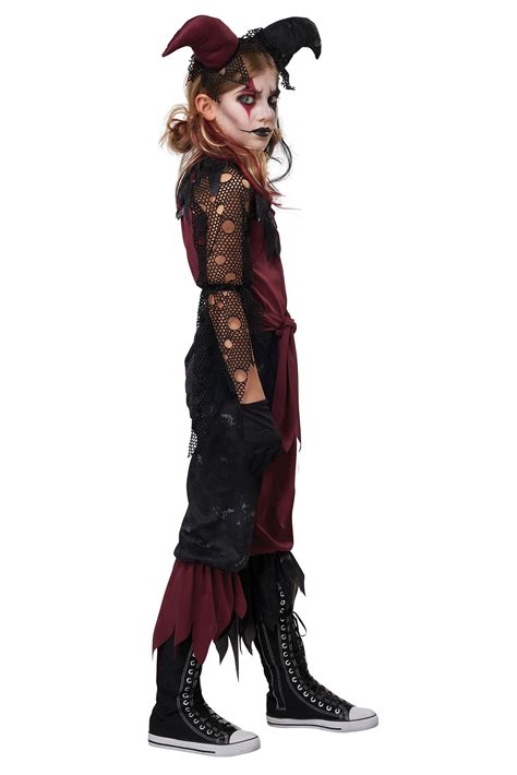 Psycho Jester Girl's Costume