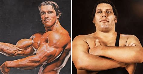 Arnold Schwarzenegger Vs Andre The Giant - Arnold Schwarzeneggers