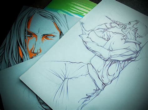 Some sketches on Behance
