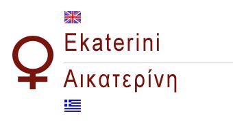 Aikaterini or Ekaterini