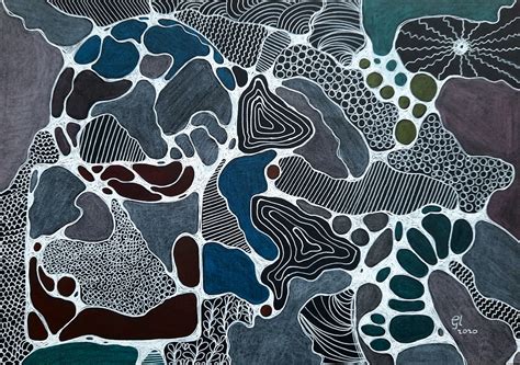 Neurographic art made by Greetje Limbeek | Bio art, Neurology art ...