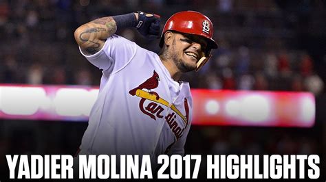 Yadier Molina 2017 Highlights - YouTube